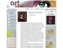 Tablet Screenshot of descartesrene.com